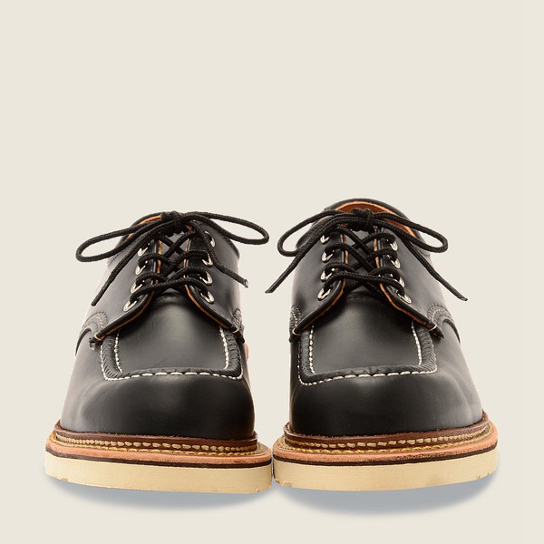 Red Wing Mens Oxford - Classic - Chrome Leather - Black - FAB760843